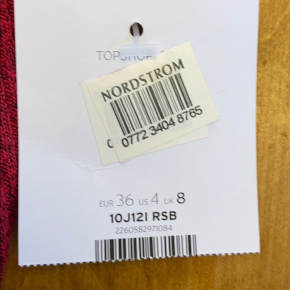 Topshop Spaghetti Sleeve Sweater Dress NWT Size 4 - Picture 9 of 12